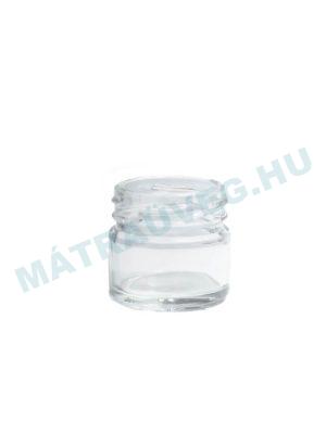 Üveg-Gyöngy Mátra Kft. - kis csiliis tégely 40ml