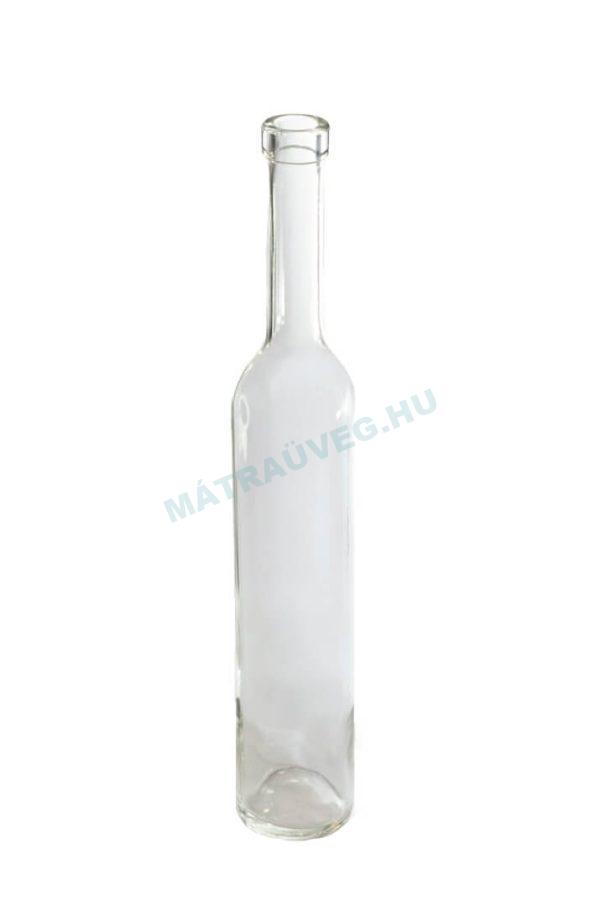 Üveg-Gyöngy Mátra Kft. - Hosszú-nyakú bordói pálinkás üveg 500 ml