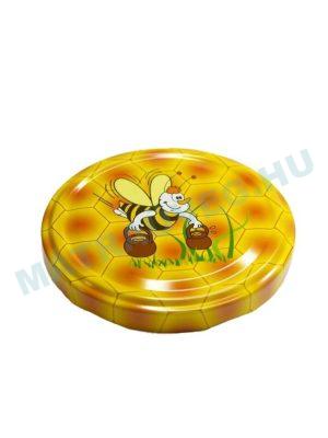 Üveg-Gyöngy Mátra Kft. - termelői mézes üveg lapka dolgozó méhecske