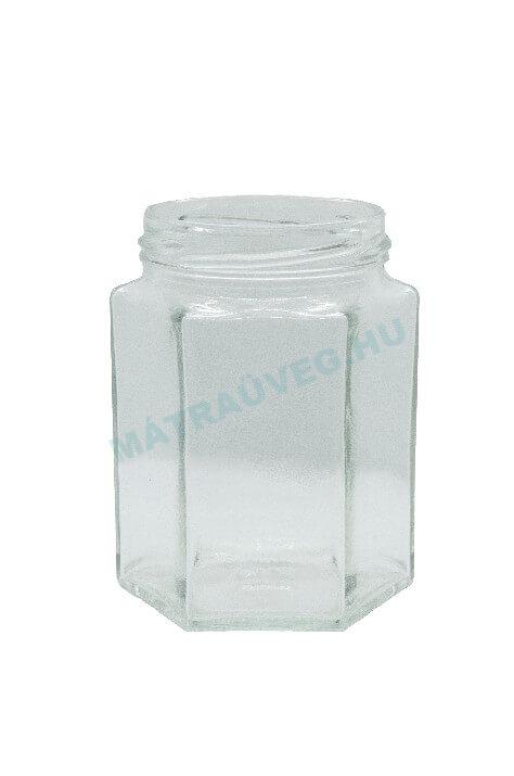 Üveg-Gyöngy Mátra Kft. - szögletes nyolcas befőttes üveg