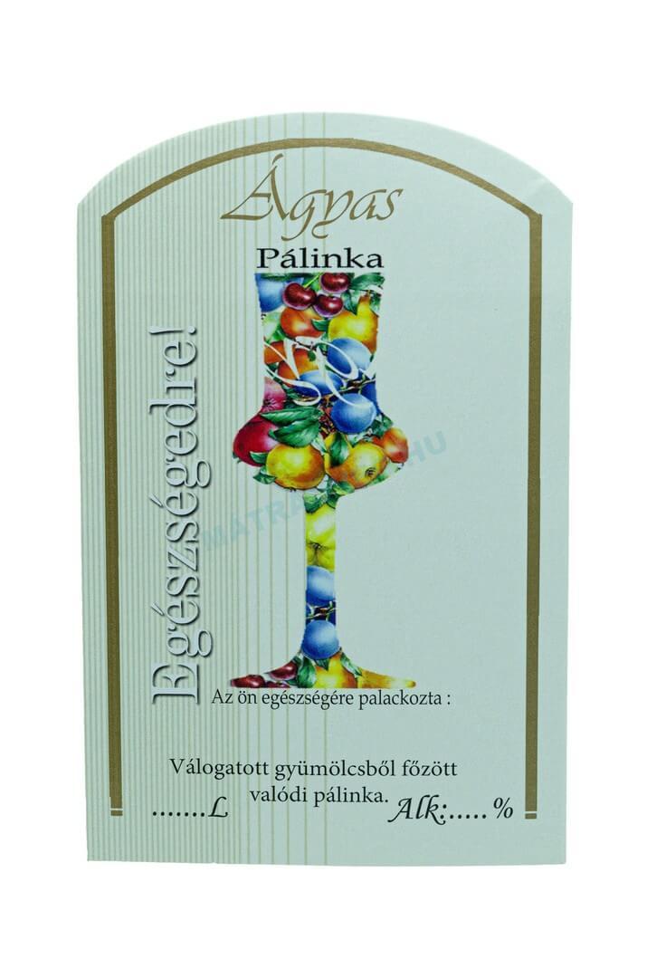 Üveg-Gyöngy Mátra Kft. - Öntapadós pálinkás üveg címke