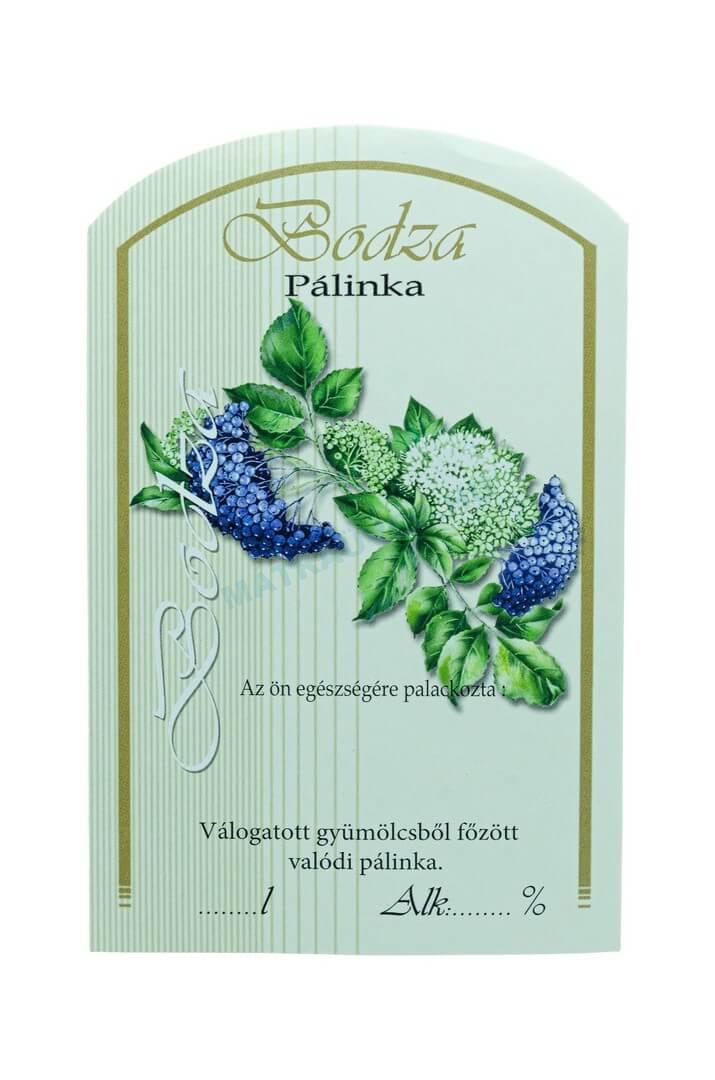Üveg-Gyöngy Mátra Kft. - Öntapadós pálinkás üveg címke