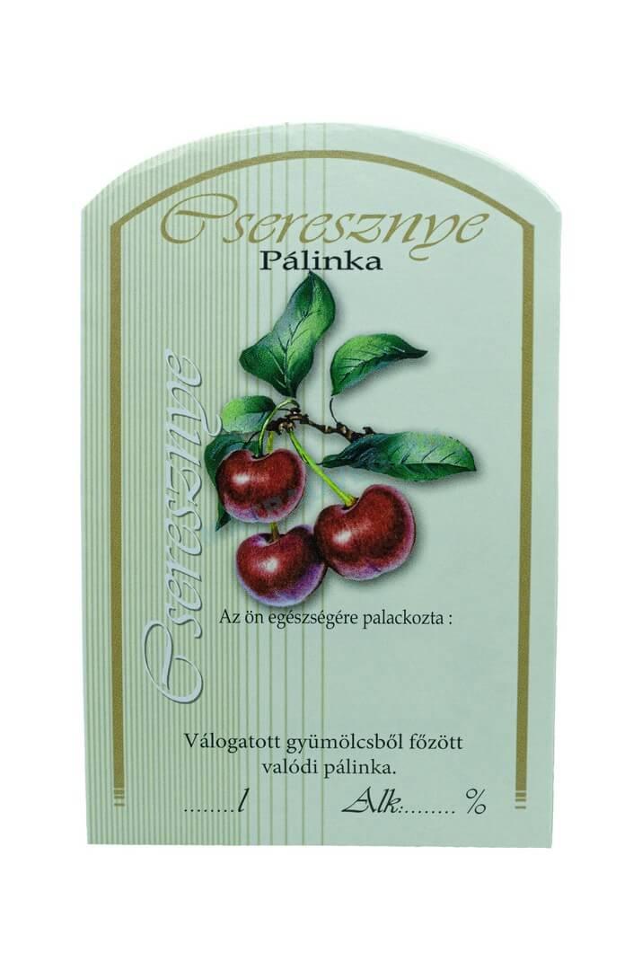 Üveg-Gyöngy Mátra Kft. - Öntapadós pálinkás üveg címke