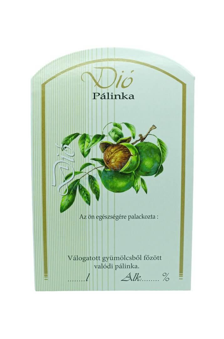Üveg-Gyöngy Mátra Kft. - Öntapadós pálinkás üveg címke
