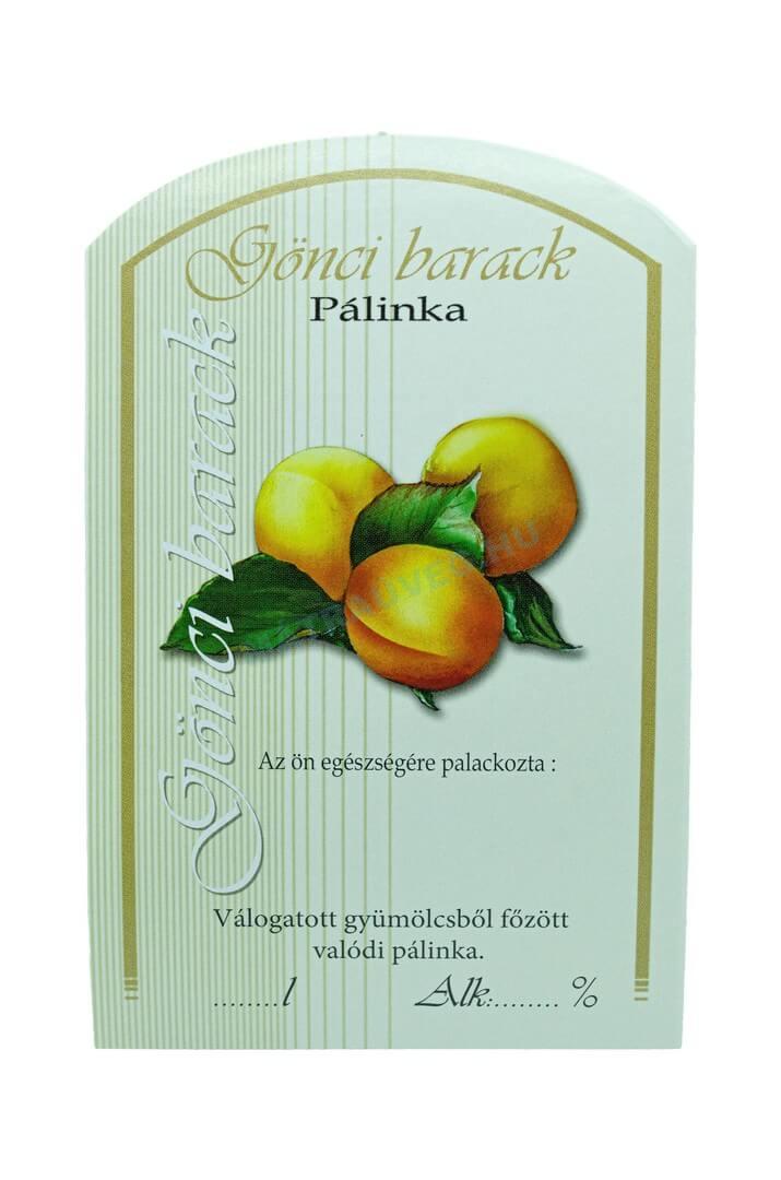 Üveg-Gyöngy Mátra Kft. - Öntapadós pálinkás üveg címke