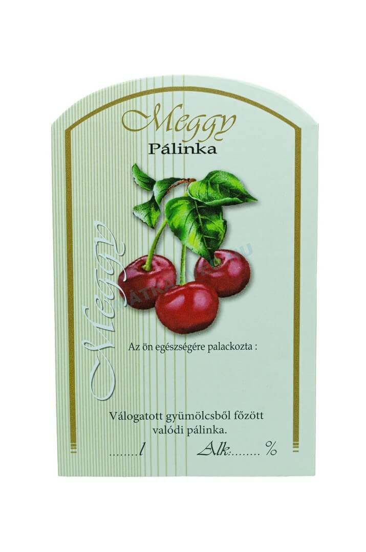 Üveg-Gyöngy Mátra Kft. - Öntapadós pálinkás üveg címke
