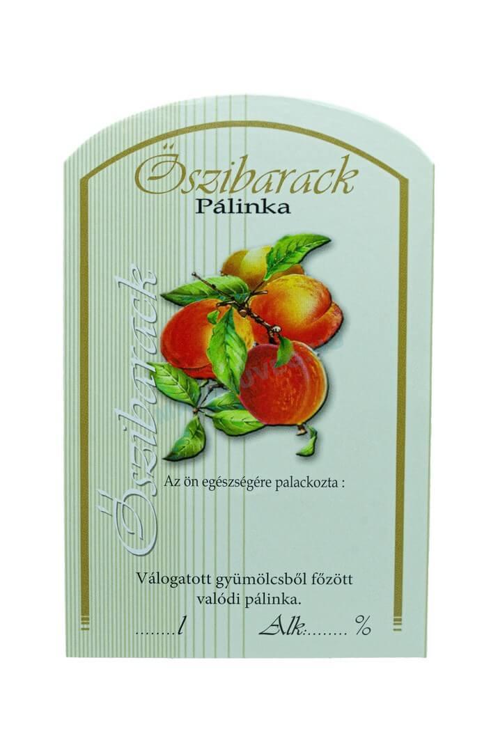 Üveg-Gyöngy Mátra Kft. - Öntapadós pálinkás üveg címke