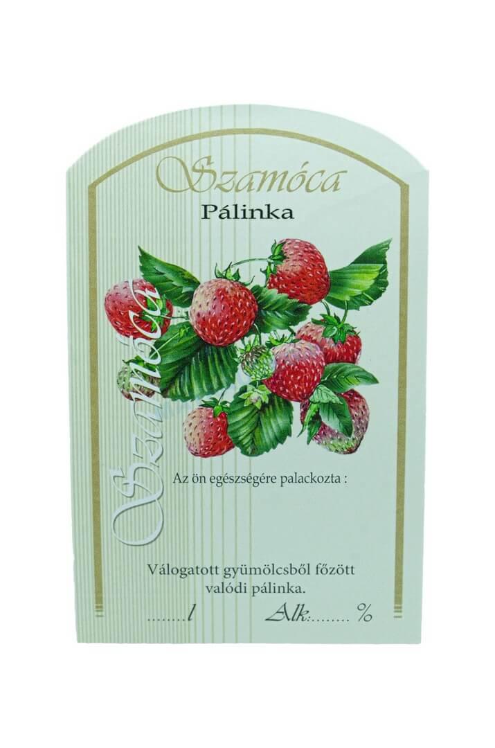 Üveg-Gyöngy Mátra Kft. - Öntapadós pálinkás üveg címke