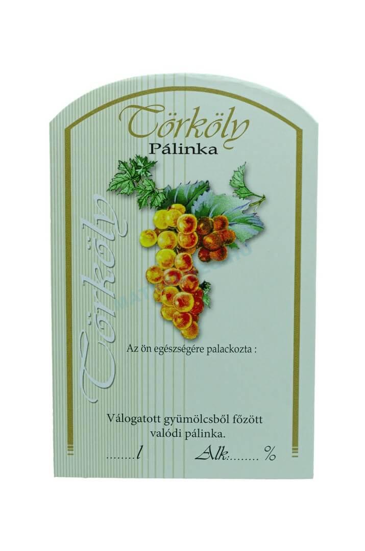 Üveg-Gyöngy Mátra Kft. - Öntapadós pálinkás üveg címke