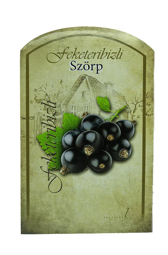 Üveg-Gyöngy Mátra Kft. - Öntapadós szörpös címke