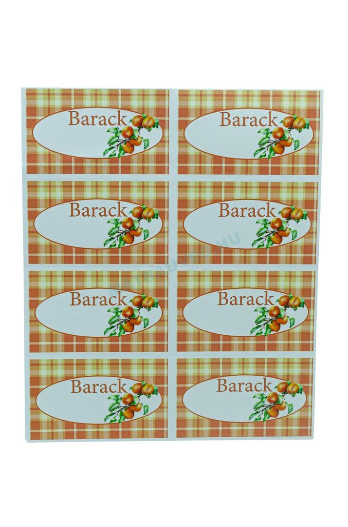 Üveg-Gyöngy Mátra Kft. - Öntapadós befőttes címke