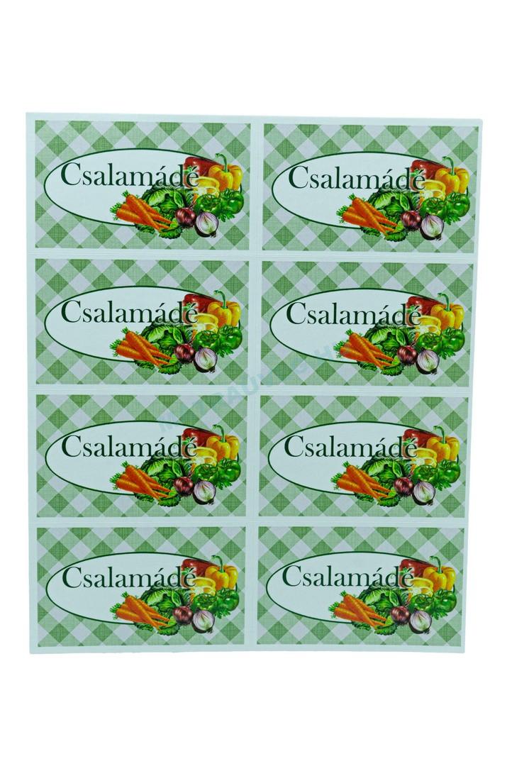 Üveg-Gyöngy Mátra Kft. - Öntapadós befőttes címke