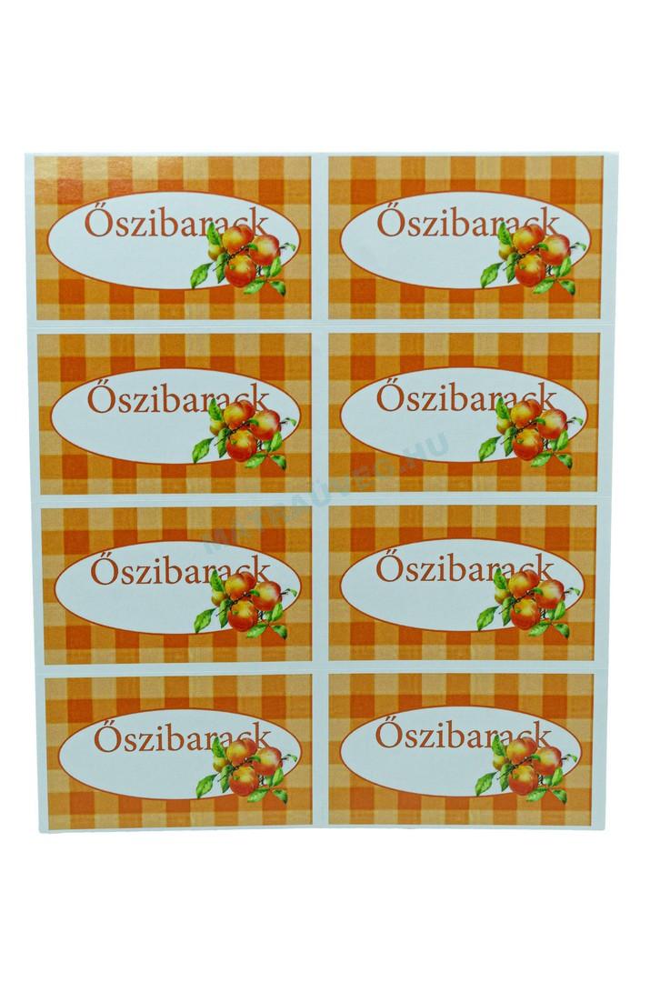 Üveg-Gyöngy Mátra Kft. - Öntapadós befőttes címke