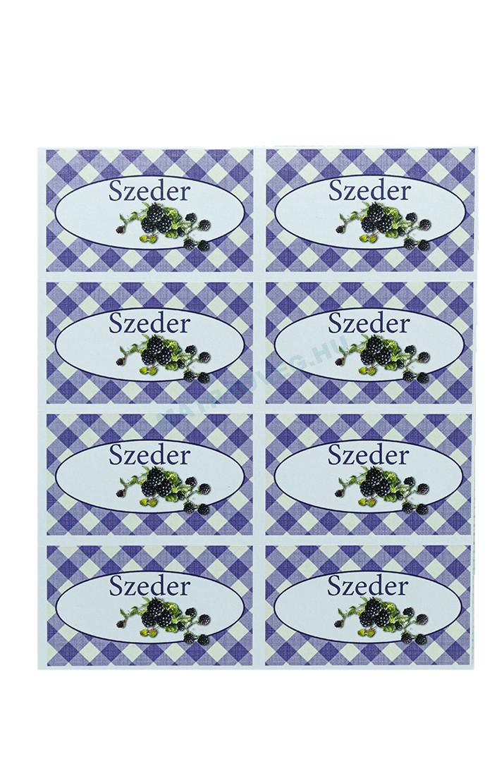 Üveg-Gyöngy Mátra Kft. - Öntapadós befőttes címke