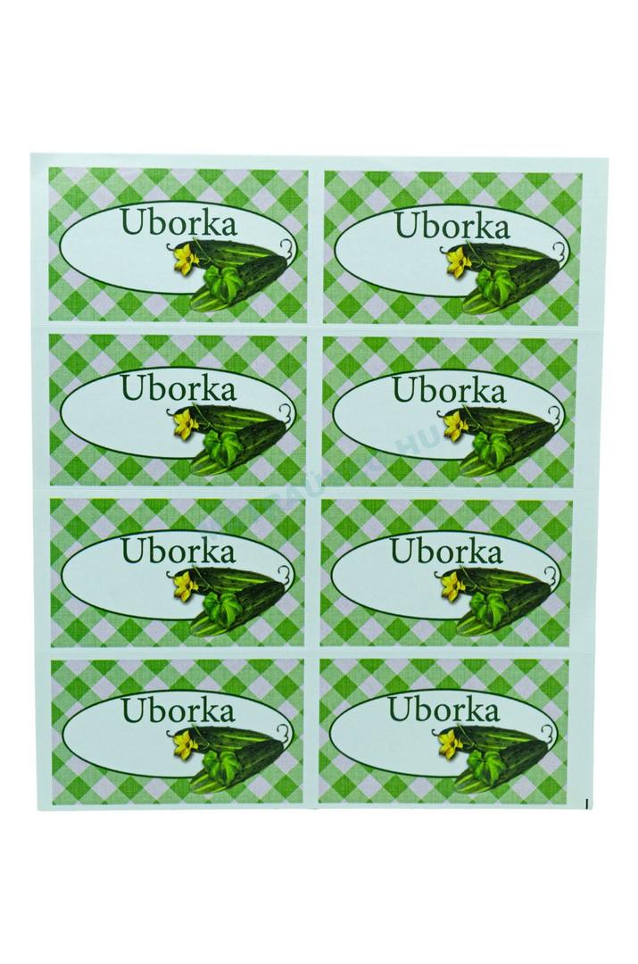 Üveg-Gyöngy Mátra Kft. - Öntapadós befőttes címke