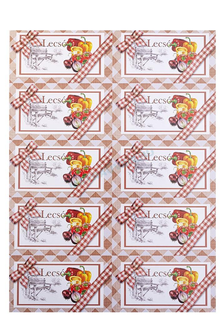 Üveg-Gyöngy Mátra Kft. - Öntapadós befőttes címke