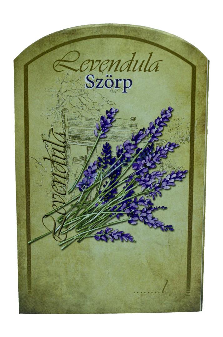 Üveg-Gyöngy Mátra Kft. - Öntapadós szörpös címke