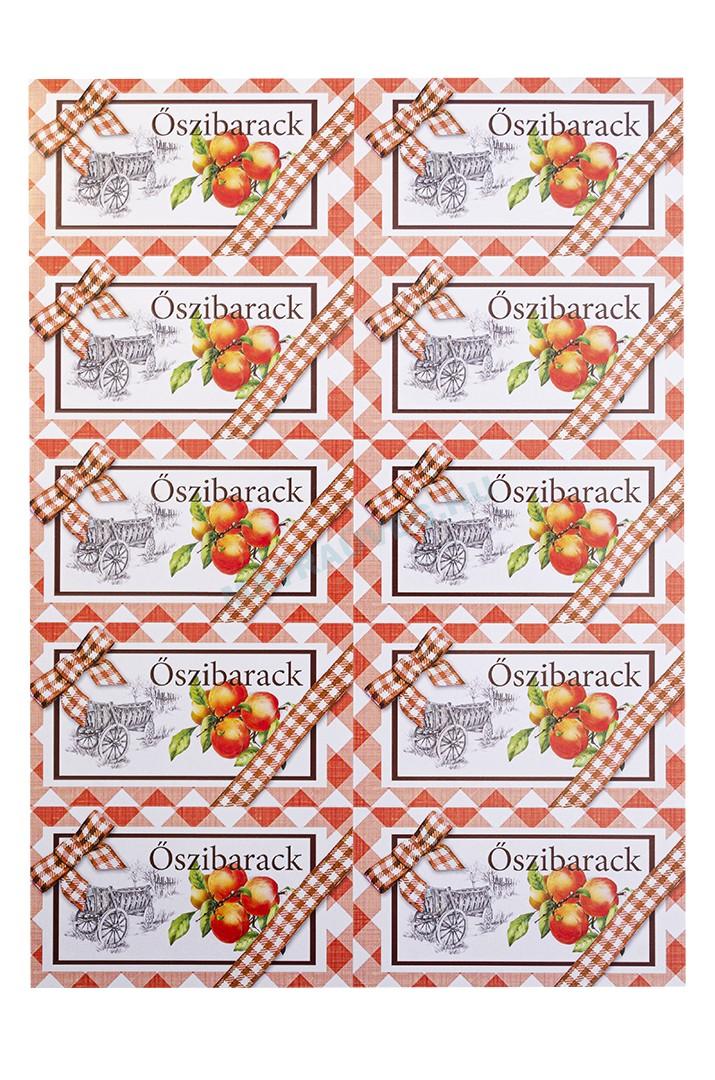 Üveg-Gyöngy Mátra Kft. - Öntapadós befőttes címke