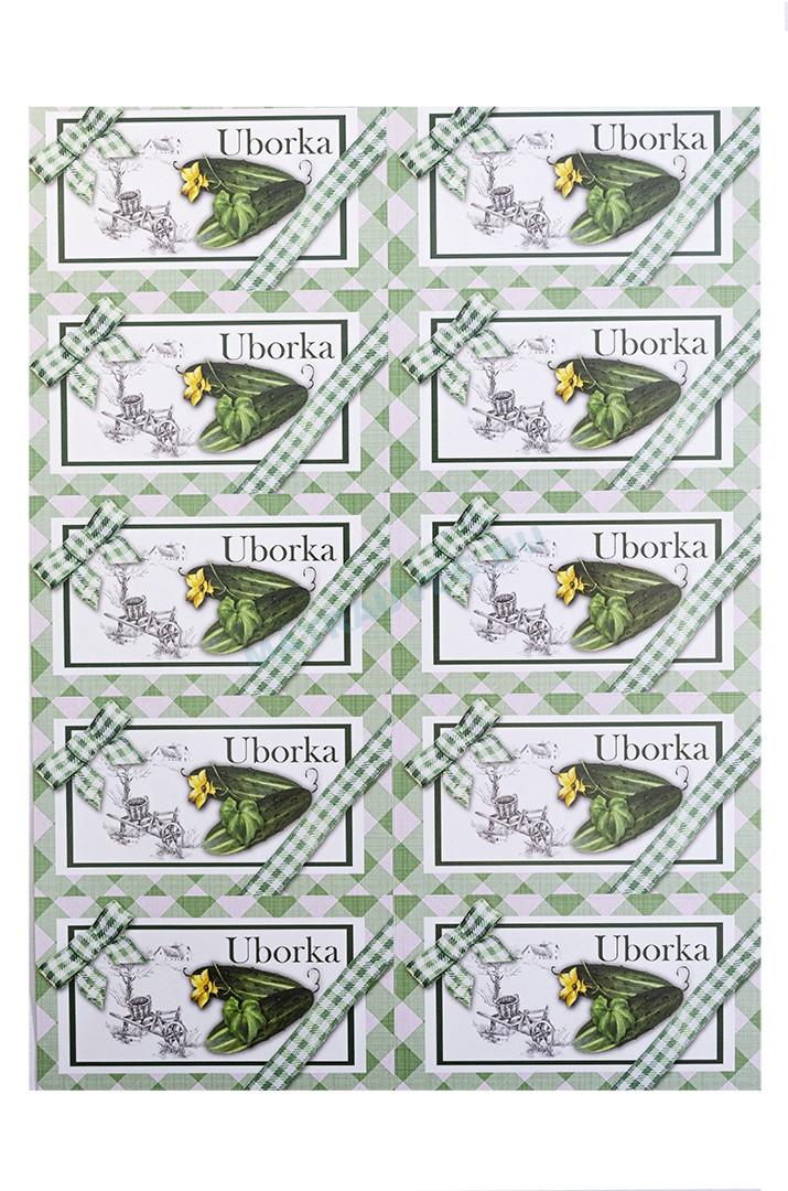 Üveg-Gyöngy Mátra Kft. - Öntapadós befőttes címke