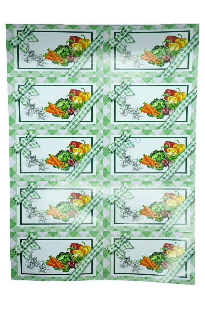 Üveg-Gyöngy Mátra Kft. - Öntapadós befőttes címke