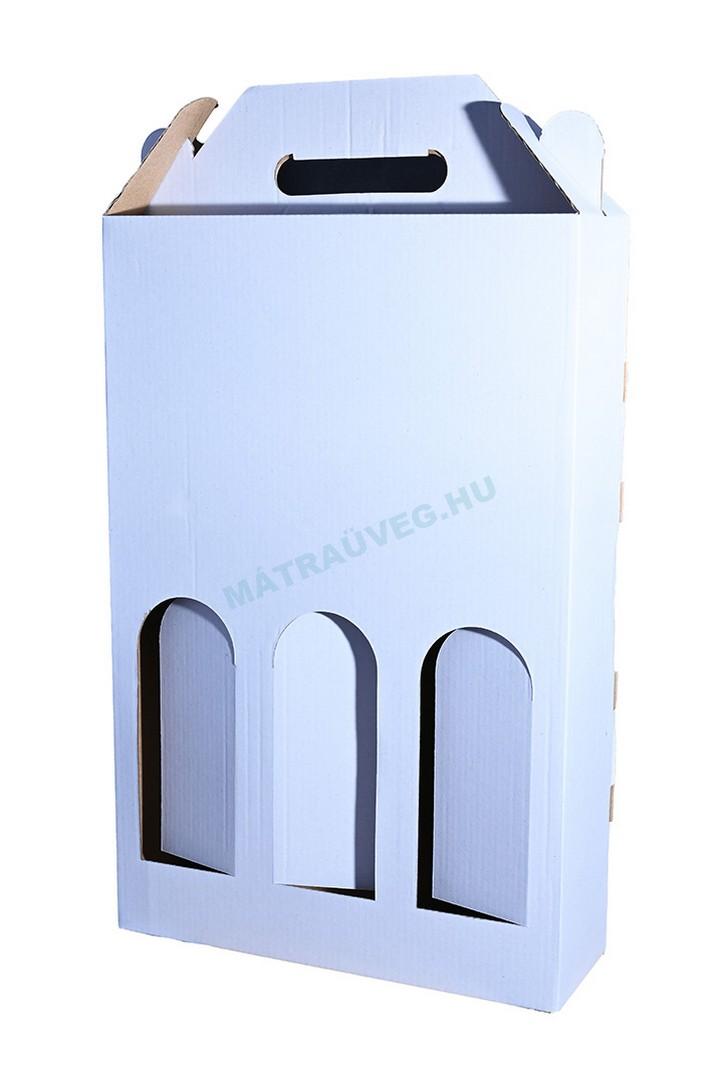 Üveg-Gyöngy Mátra Kft. - Pálinkás doboz, 3 ablakos