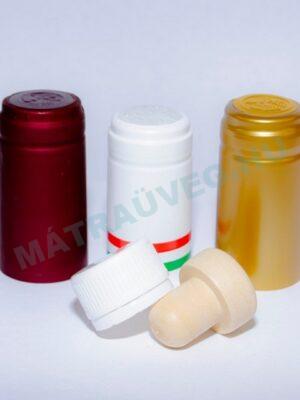 Dugók, kapszulák, csavarzárak boros üvegre