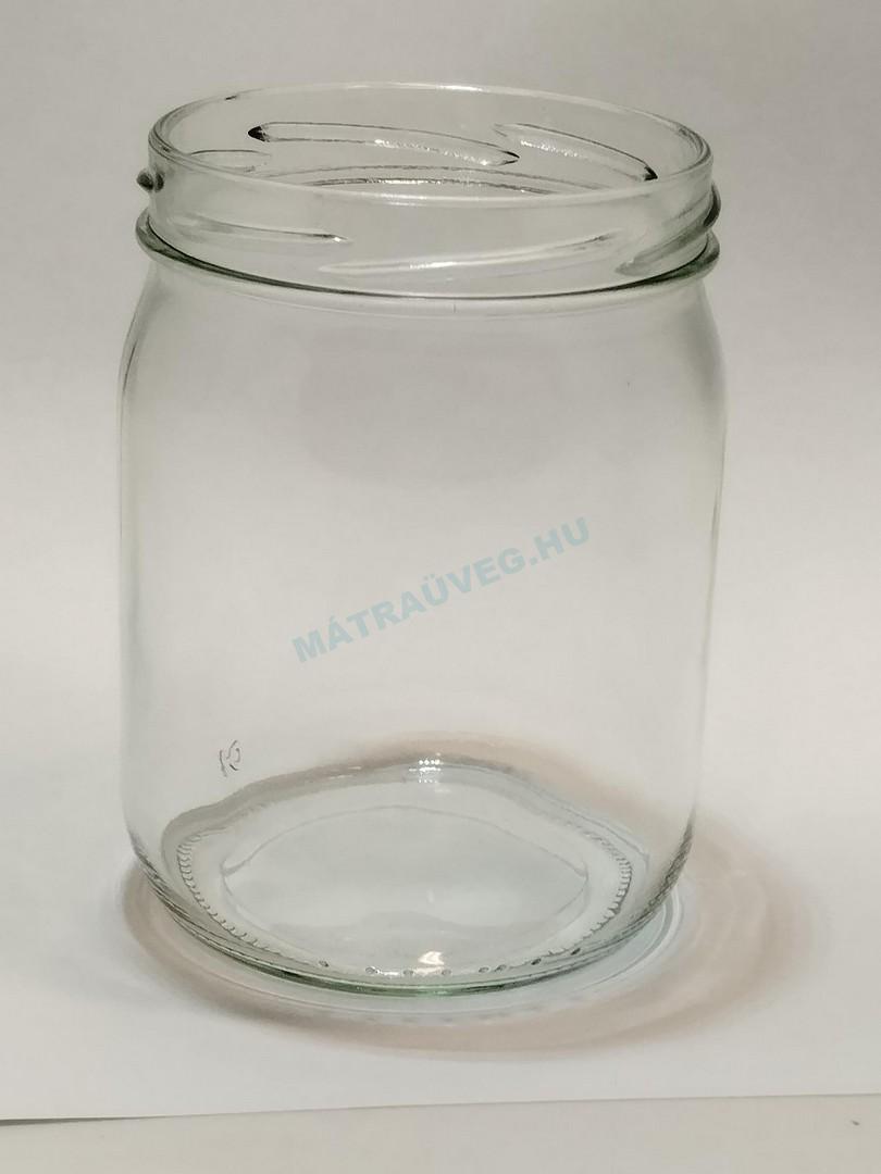 Üveg-Gyöngy Mátra Kft. - Sima falú befőttes üveg