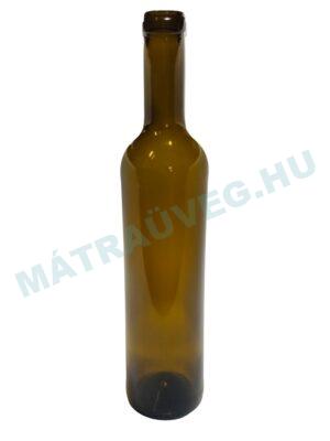 Üveg-Gyöngy Mátra Kft. - 500 ml olív pálinkás üveg